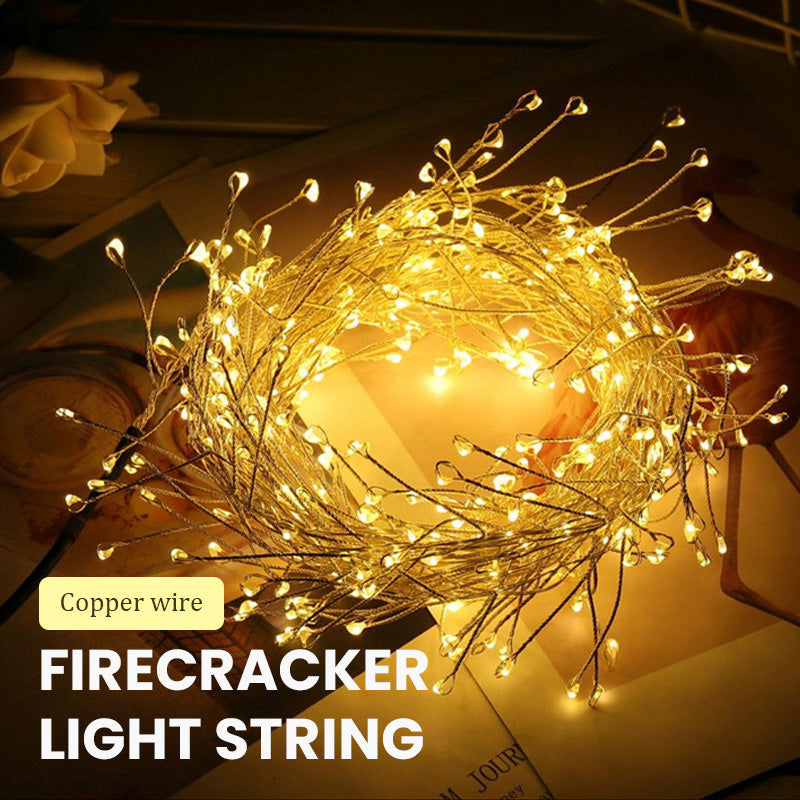 Copper Wire Firecracker Light String